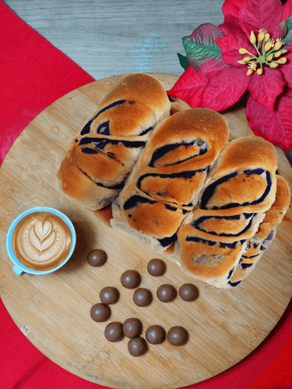 Ube Roll Bread