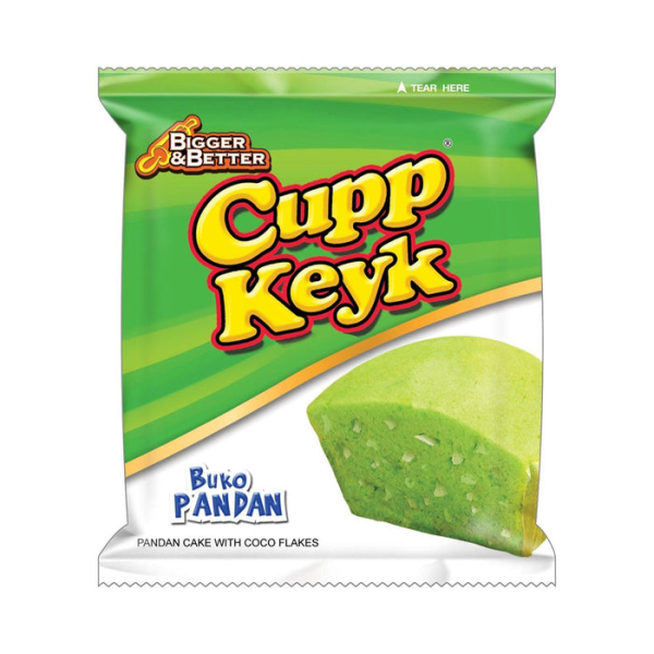 Cupp Keyk Buko Pandan Pack of 10 x 34gm