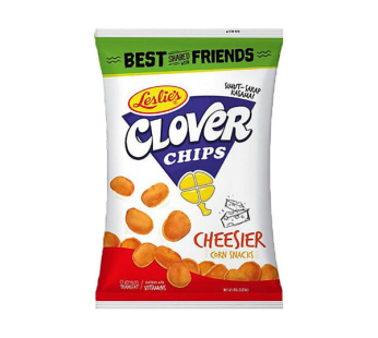 Clover Chips Cheesier Flavour Corn Snack 85g – Leslie’s