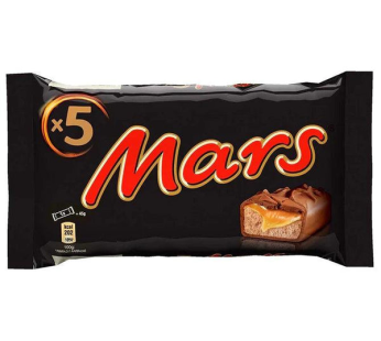 Mars Chocolate Bar 5x45g