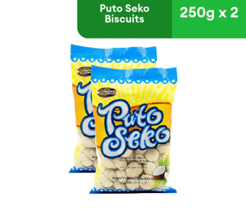 Lauras Puto Seko Coconut Milk Biscuits 250g × 2 Pcs (Offer)
