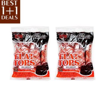 Flat Tops Milk Chocolate – 2×30pcs Pack (Offer)