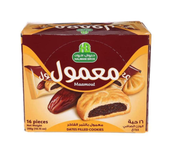 Halwani Bros Maamoul Dates Filled Cookies (288g) – 16 Pcs