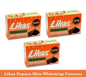 Likas Papaya Skin Whitening Fairness Soap – 3×135g (Offer)
