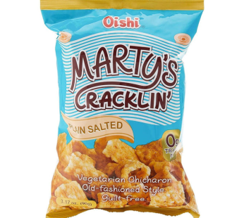 Oishi Martys Cracklin Plain Salted 90gm