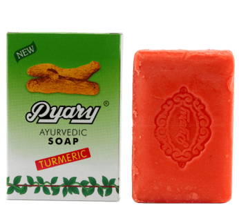 Pyary Ayurveda Soap Turmeric – 3Pcs × 75g (2+1) Offer