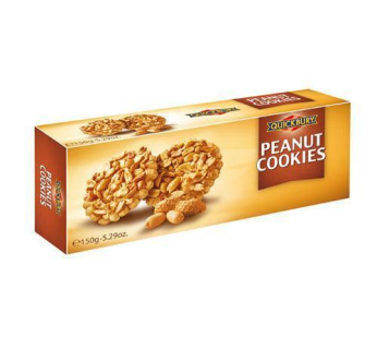 Quickbury Peanut Cookies Sugarfree 150g