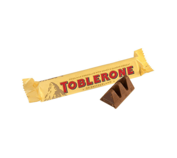 Toblerone Milk Chocolate With Honey & Almond – 35g