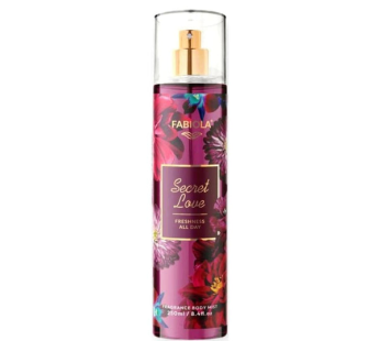 Fabiola Secret Love Fragrance Body Mist – 250ml