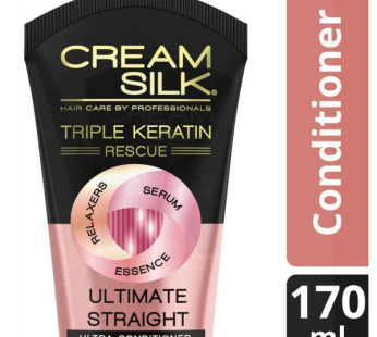 Cream Silk Triple Keratin Rescue for Frizzy Hair Conditioner 170ml