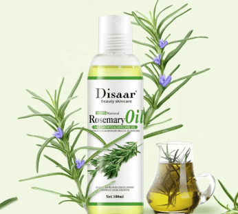 Disaar 100% Natural Rosemary Hair Growth & Skin Care Oil – 100ml