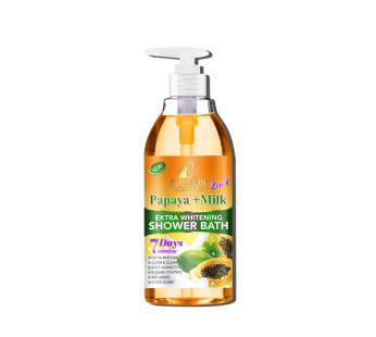 Roushun 2 in 1 Papaya + Milk Shower Bath – 1300ml