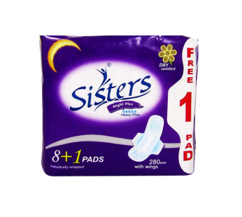 Sisters Night Plus Napkins with Wings 8 Pads