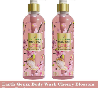 Earth Genix Body Wash Cherry Blossom Twin Pack