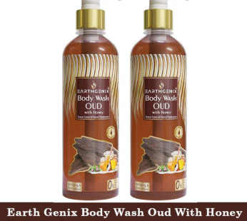 Earth Genix Body Wash Oud With Honey Twin Pack