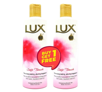 Lux Soft Touch Shower Gel – 250ml (1+1) Offer