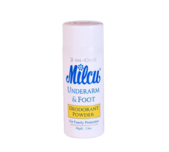 Milcu Underarm & Foot Deodorant Powder 80g