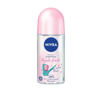 Nivea Roll On Brightening Hijab Fresh – 50ml
