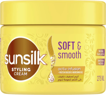 Sunsilk Soft & Smooth With Acitv-Infusion Styling Hair Cream – 275ml